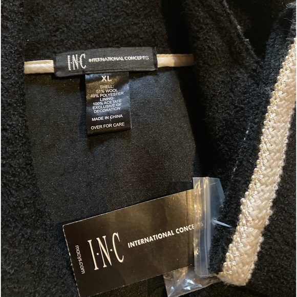 ‼️ I.N.C International Concepts Wool Coat Size XL NWT - Picture 9 of 9